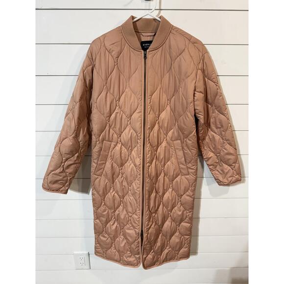 Everlane Jackets & Blazers - Everlane Women’s Pink Quilted Puffer Long Coat XS